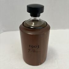 Vintage J. Peterman 1903 Cologne for Men 3.5 Fl Oz Wooden Bottle without box picture