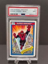 COSMIC SPIDER-MAN 1990 Marvel Universe PSA 9 Mint Graded 2022 SUPER HEROES #30 picture