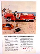 1955 Lincoln Convertible Print Ad  picture