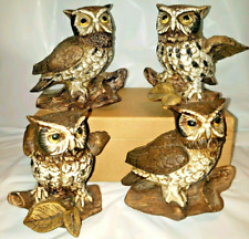 Vintage Homco Ceramic Owl Figures  5