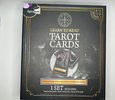 NEW Learn to Read Tarot Cards Set Book & Pouch-Spice Box 78 Cards For Beginners picture