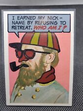 1967 Topps Who Am I? #18 Stonewall Jackson Unscratched Rare Civil War General picture