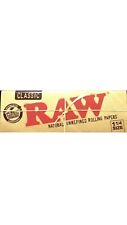 1 Pack Raw Classic 1 1/4 Rolling Papers 50 Papers LOW Price Natural picture