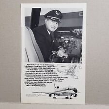 1978 Delta Airlines Print Ad Captain Frank Moynahan Wide Ride L 1011 TriStar picture