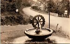 Vtg Postcard 1920s RPPC Rotary Club Wheel - Columbia River Highway OR Oregon picture