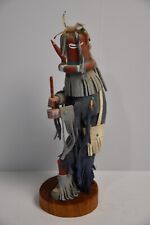 Vintage Kokopelli Signed Kachina Doll Native American Handmade Crafts Southwest picture