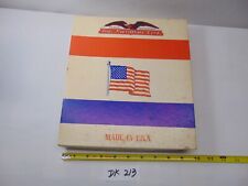 Vintage US America Flag 3' x 5' The National Line in Box Nylon Embroidered Stars picture