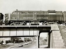 DI) Artistic Photograph Western Maryland Railroad Train Engine 304 1957 FD A/CO picture