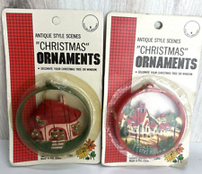 NOS Vintage Travco 1986 Christmas Ornaments Bears, Mushroom, Mountain Castle picture