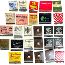 Vintage Fort Worth Matchbooks 1970s 1960s Matches Advertising Texas Cattlemen's picture