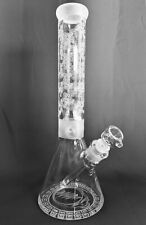 15 Inch 9mm Thick Grateful Dead Premium Engraved Tobacco Smoking Water Pipe Bong picture