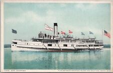 Sault Ste. Marie, Michigan Steamship Postcard 