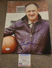 GENE HACKMAN SIGNED 11X14 PHOTO HOOSIERS NORMAN DALE BBALL PSA DNA CERT#AK80768 picture