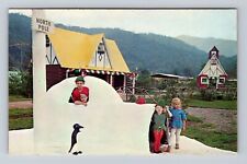 Cherokee NC-North Carolina, North Pole, Santa's Land, Antique, Vintage Postcard picture