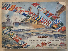 1950s ALBUM Book Cuba Cuban Marina Guerra Internacional 100/108 CARDS Incomplete picture