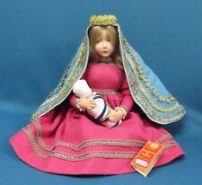 Rare Lenci Italy Felt Mother & Child Mary & Jesus (?) Doll Sculpture picture
