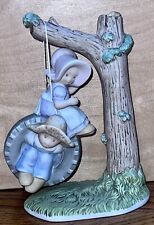 HOMCO Circle of Friends by Masterpiece Porcelain Figurine”Grandpa’s Tree Swing” picture