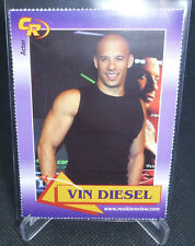 2003 Celebrity Review Rookie Review Vin Diesel Actor Card #12 Fast & Furious picture