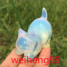 Wholesale Natural mix different style Cat Carved Quartz crystal sculpture Heal picture
