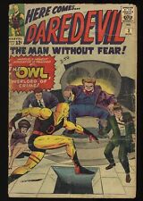 Daredevil #3 FA/GD 1.5 1st Appearance and Origin of the Owl Marvel 1964 picture