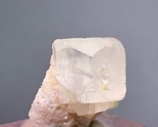 Morganite with tourmaline Crystal Specimen from Afghanistan 9 grams picture