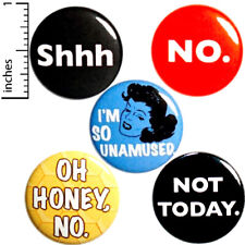 Sarcastic Fridge Magnets Edgy Not Today Humor Cool 5 Pack 1