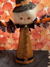 Vintage Halloween Witch Tree Topper picture