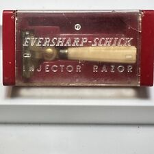 Vintage Schick Eversharp Injector Razor w/ Original Red Safety Box USA B29A picture