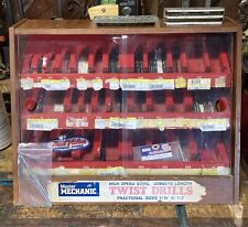 Vintage Wooden Master Mechanic (True Value) Display Case W/bits. Great Shape picture