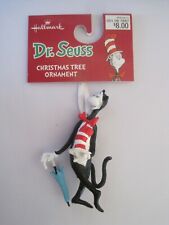 Cat in the Hat Hallmark Ornament Holding Hat Umbrella Dr. Seuss 2017 New  picture