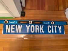 ACADEMY BUS TOURS ROLL SIGN 1995 NEW YORK CITY VINTAGE TRANSIT COLLECTIBLE ART picture