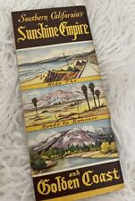 VTG Travel Broch, So California, Golden Coast, Illustrated Map Sunshine Empire picture