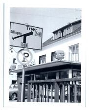1970s Tchibo German Coffee House Road Signs Dillingen Trier Germany VTG Photo A3 picture
