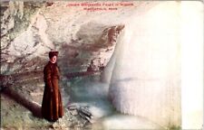  Postcard Women under Minnehaha Frozen Falls in Winter MN Minnesota 1908   I-115 picture