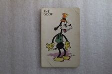 1935 Whitman Mickey Mouse Old Maid Card - The Goof  Walt Disney 1930's V2 picture