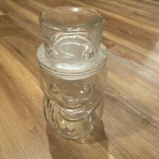Vintage Fanny Farmer Candy Glass Jar Decorative Christmas Canada Unique 7.5 in picture