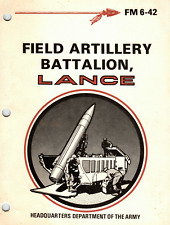 210 Page 1978 FM 6-42 FIELD ARTILLERY BATTALION LANCE Missile Book on Data CD picture