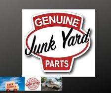 2 sticker pack Genuine Junk Yard DieCut Sticker Decal Made in the USA picture