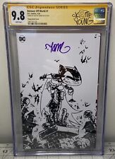 Batman Off-World #1 Black & White Sketch Variant CGC SS 9.8 Skottie Young Signed picture