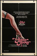 1975 THE HAPPY HOOKER Lynn Redgrave ORIGINAL ONE SHEET MOVIE POSTER  picture