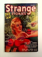 Strange Stories Pulp Oct 1940 Vol. 4 #2 GD/VG 3.0 TRIMMED picture