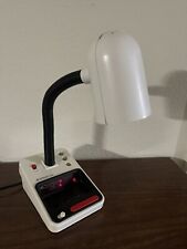 Vtg ‘80s - Spartus Desk Lamp Digital Alarm Clock Model 1182 Works Great picture