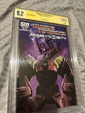 Transformers: Monstrosity #1 Cbcs 9.2 Signed And Sketched By Livio Ramondelli🔥 picture