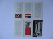 1934 US Marines Recruiting Brochure Chicago Expo Cover WWI 5th Regiment Flag picture