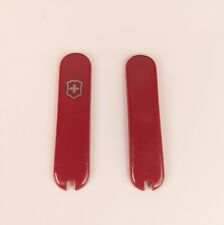 Victorinox Classic Replacement Scales Fits 58mm Swiss Army Knives Red Pair picture