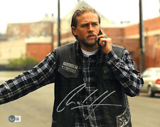CHARLIE HUNNAM SIGNED AUTOGRAPH SONS OF ANARCHY 11X14 PHOTO BECKETT BAS JAX picture