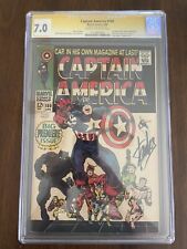 Marvel Captain America #100 CGC 7.0 SS Signature Series Stan Lee picture