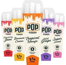 Pop Cones 5 Pack Variety Flavor Ultra Thin Cones - 1 1/4 Size - 6 Cones per Pack picture