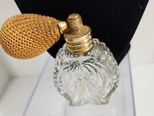 Vintage Clear Cut Glass Perfume Atomizer Bottle with Bulb picture