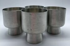 Vintage Towle #8649 Pewter Sake / Wine Cups Set of 4 MCM picture